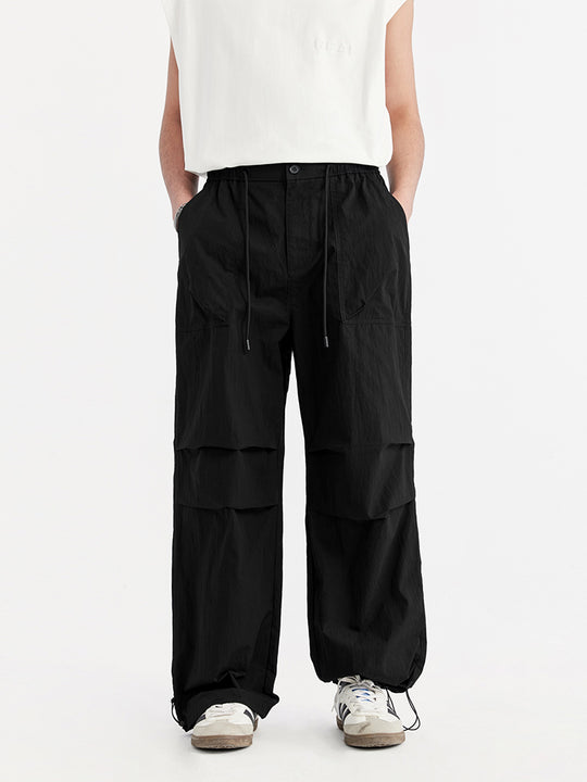 F3F Select Double Pleated Paratrooper Wide Leg Work Pants