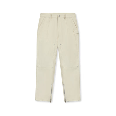 DICETINY Leg Zip Double Knee Work Pants | Face 3 Face