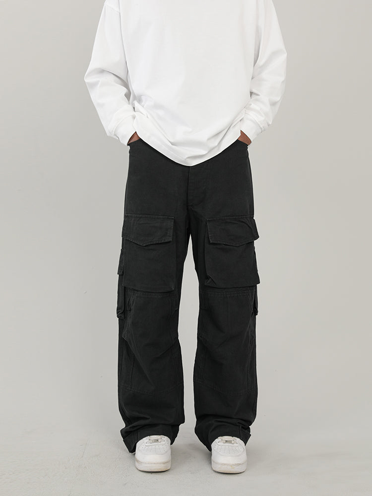 F3F Select Functional Multi Pocket Wide Leg Work Cargo Pants