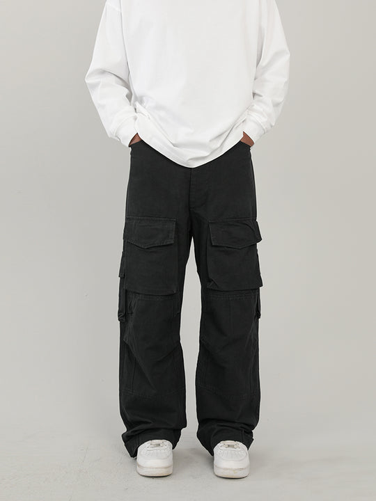 F3F Select Functional Multi Pocket Wide Leg Work Cargo Pants