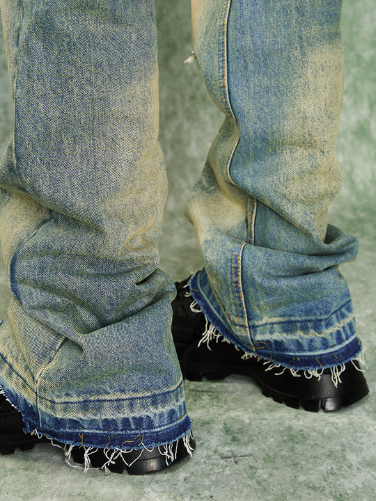 YADcrew Retro Raw Edge Destroyed Jeans | Face 3 Face