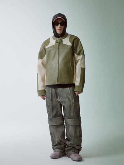 F2CE Dyed Dirty Symmetrical Work Baggy Cargo Pants | Face 3 Face