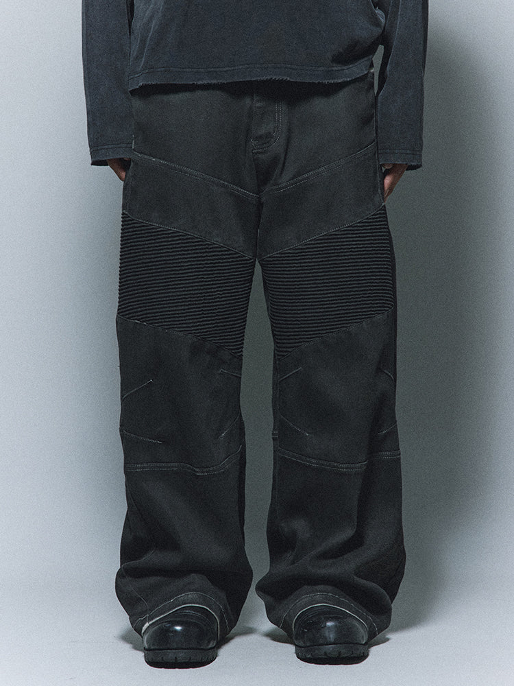 ANTIDOTE Wasteland Spray Dirty Motorcycle Pants | Face 3 Face