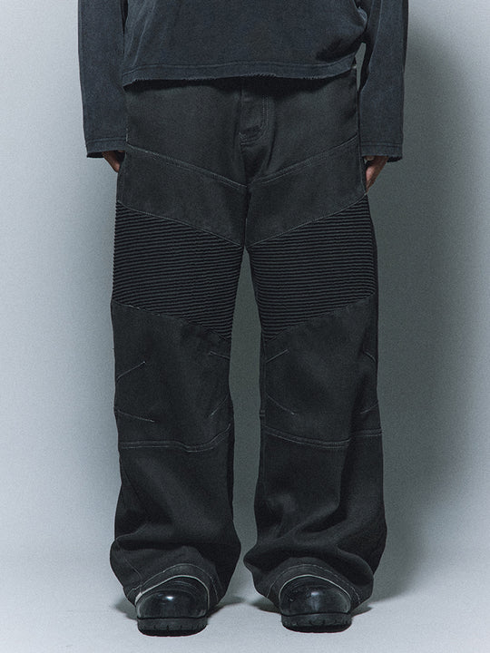 ANTIDOTE Wasteland Spray Dirty Motorcycle Pants | Face 3 Face