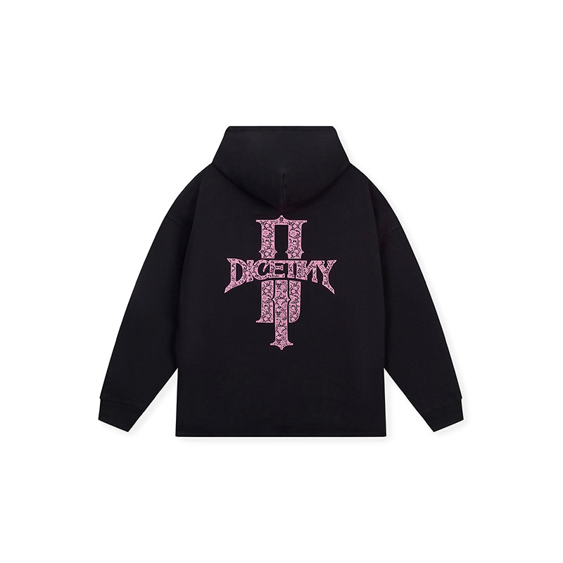 DICETINY Bunny Girl Lace Logo Hoodie | Face 3 Face
