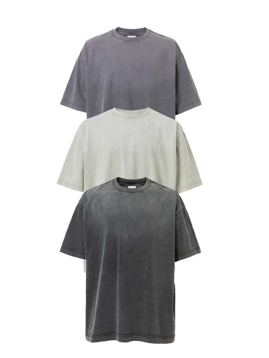 F2CE Washed Gradient Distressed Tee