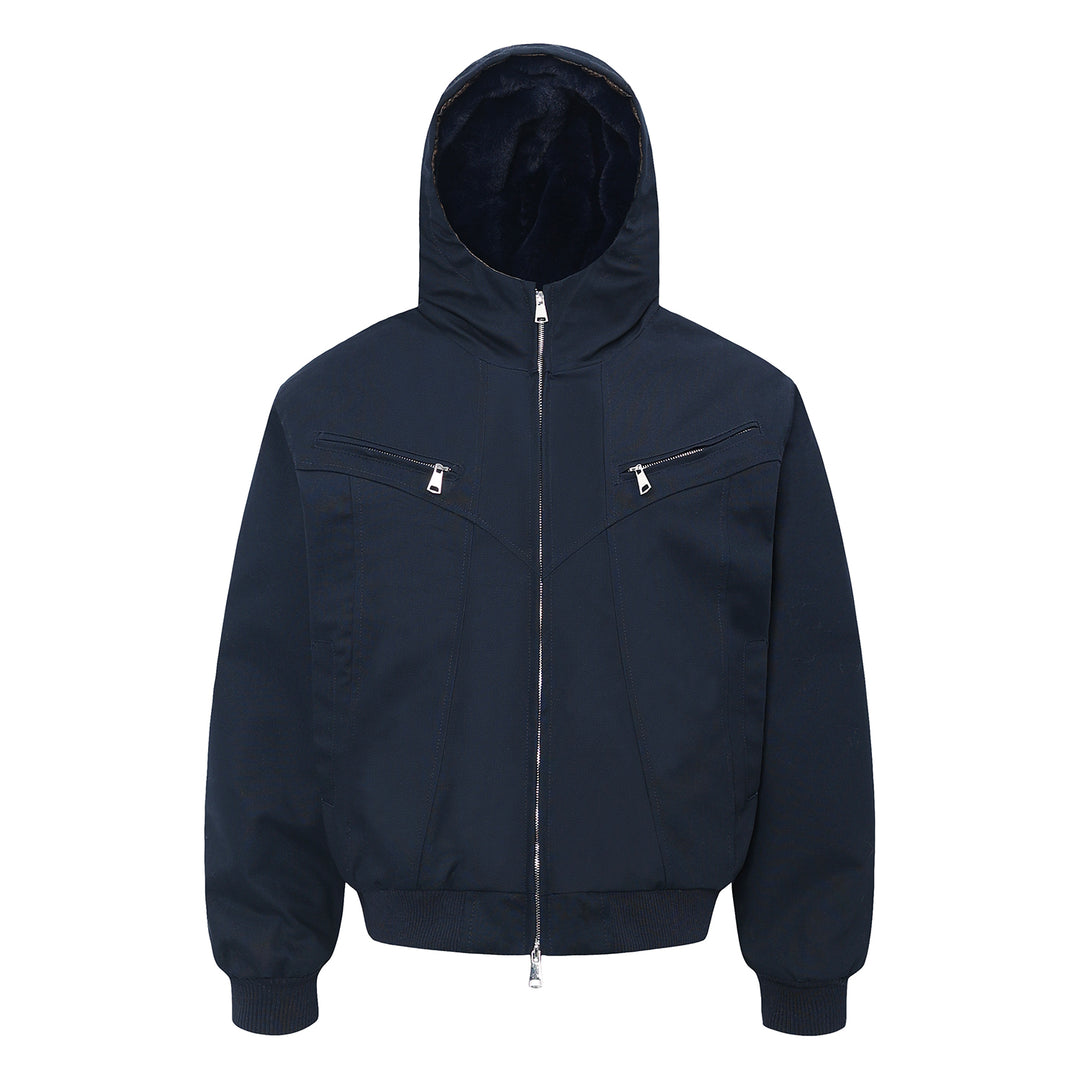 F3F Select Snake Pattern Lining Hooded Jacket | Face 3 Face