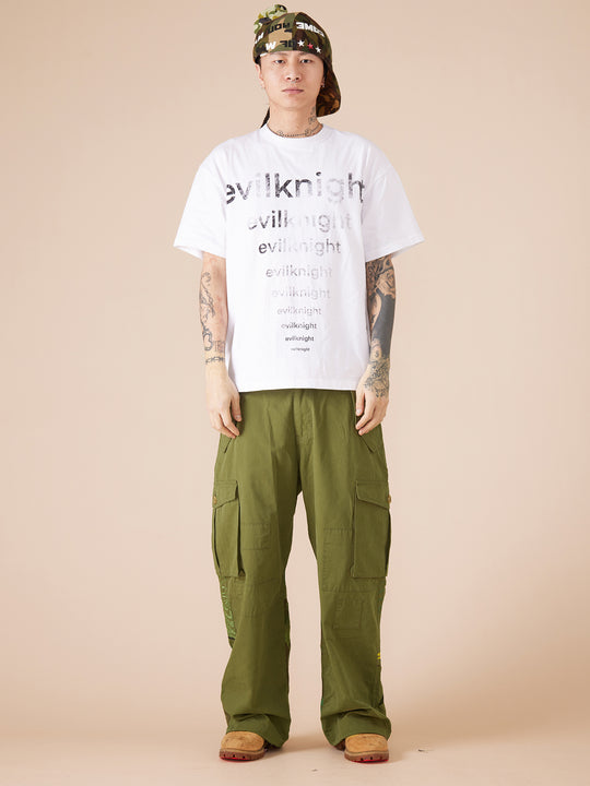 EVILKNIGHT(EK) Knight Heavy Embroidery Craft Pockets Work Cargo Pants