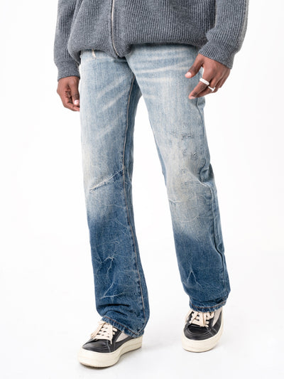 F3F Select Cracked Washed Old Jeans
