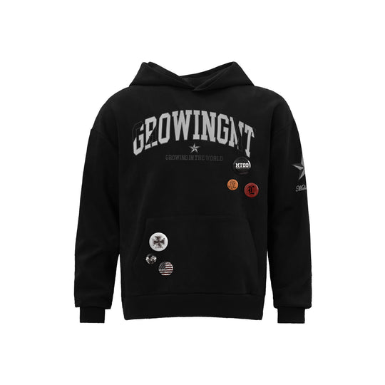 F3F Select Embroidered Faux Suede Hoodie | Face 3 Face