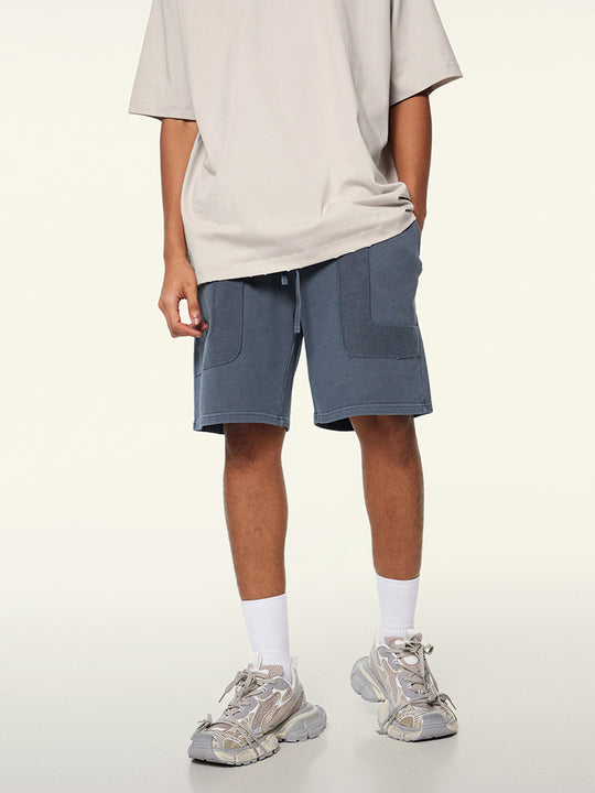 F3F Select Washed & Old Patchwork Short Sweatpants