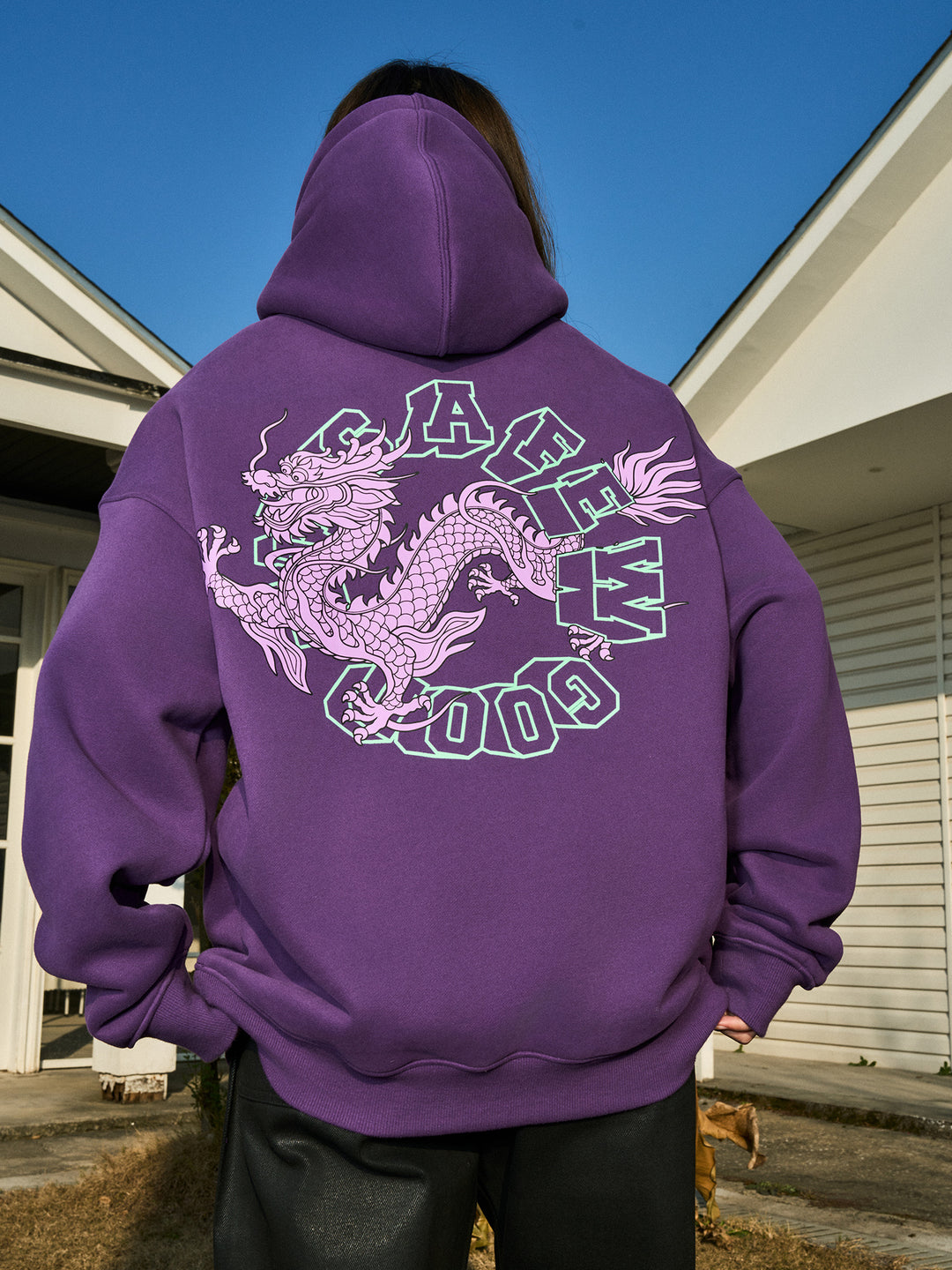 AFGK Dragon Ring Logo Hoodie