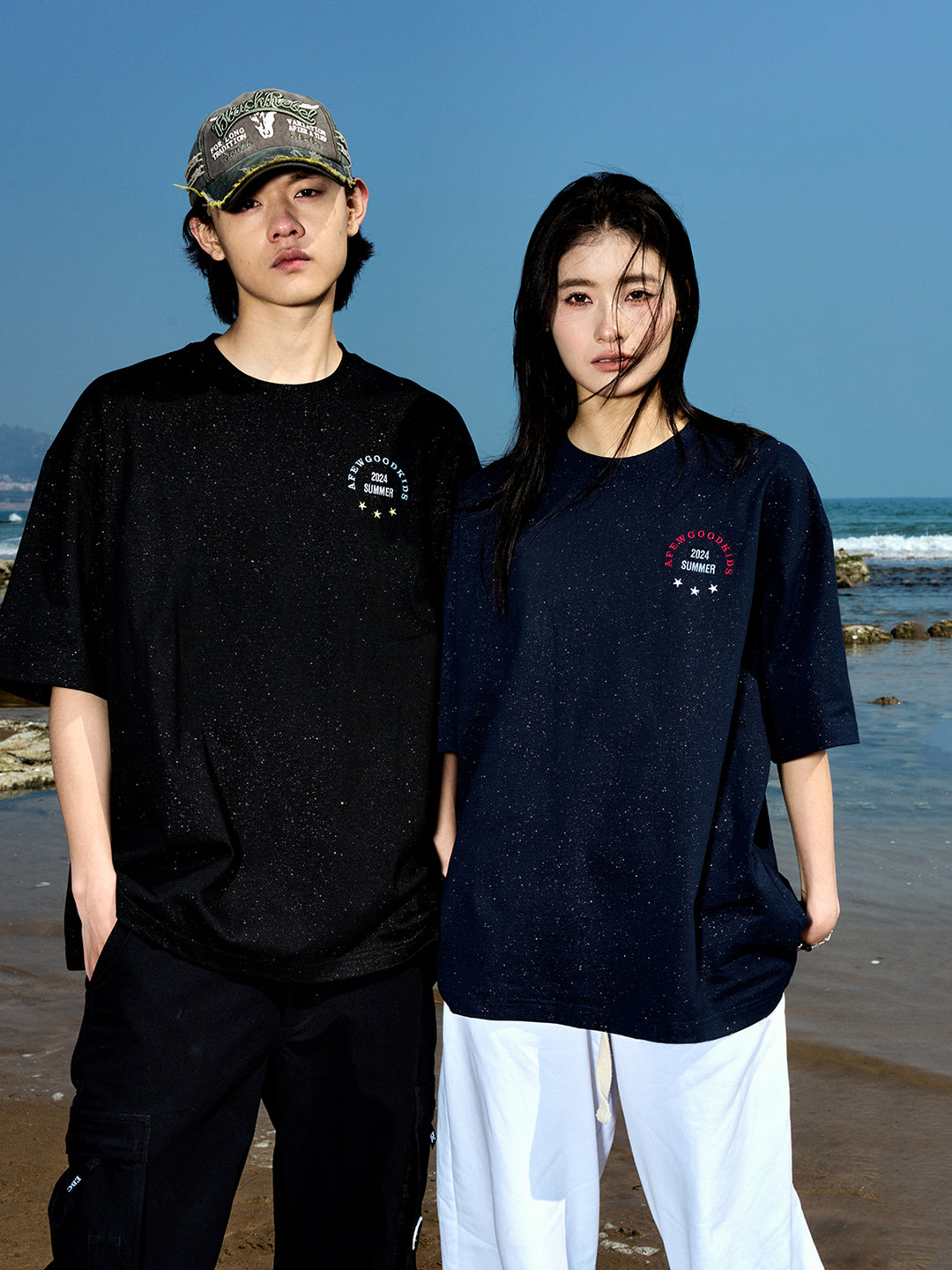 AFGK Star Embroidery Tee