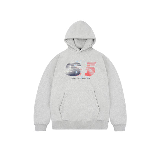 S45 Stripe Star Logo Hoodie | Face 3 Face