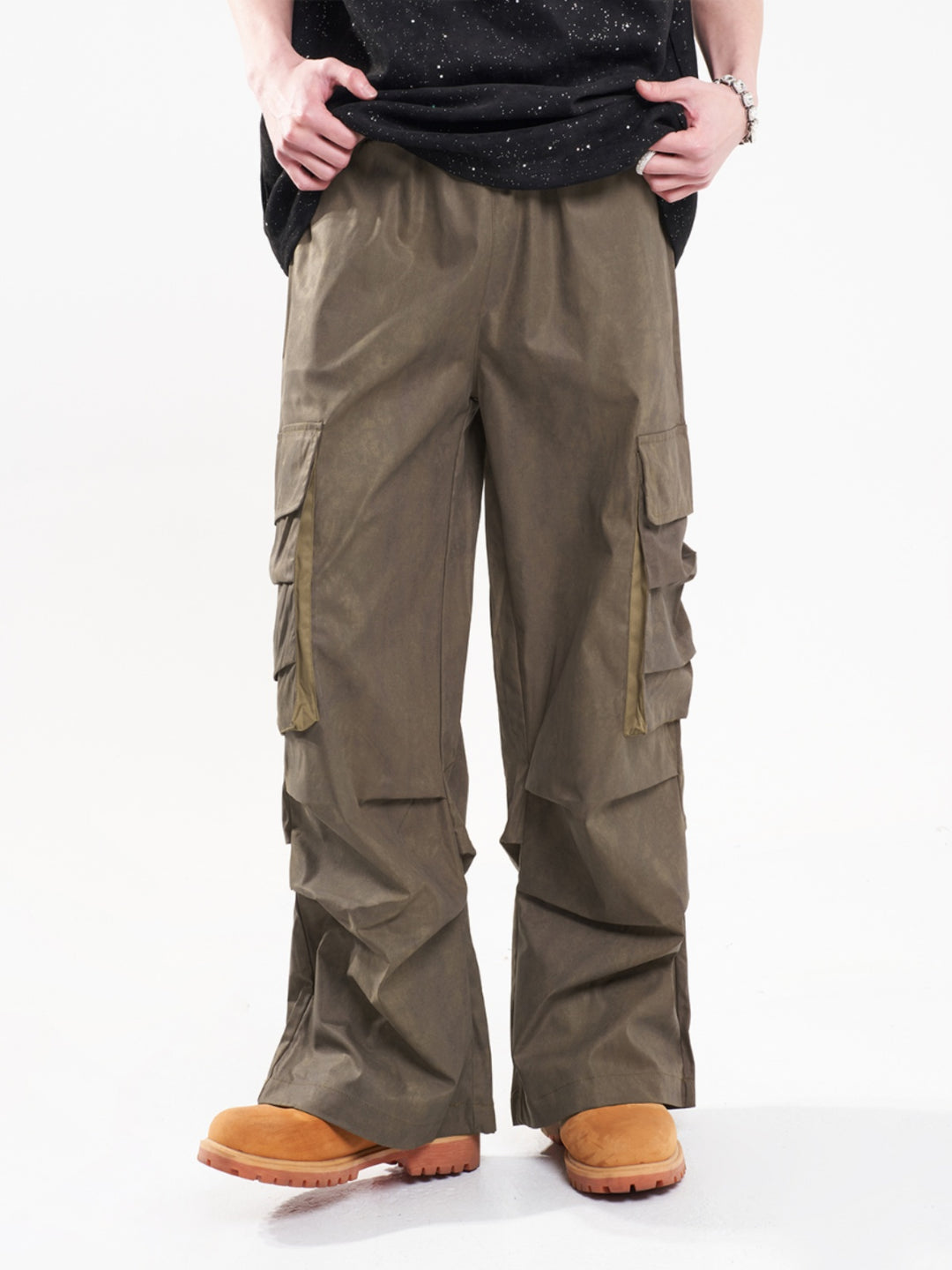 F3F Select Drawstring Big Pockets Work Cargo Pants