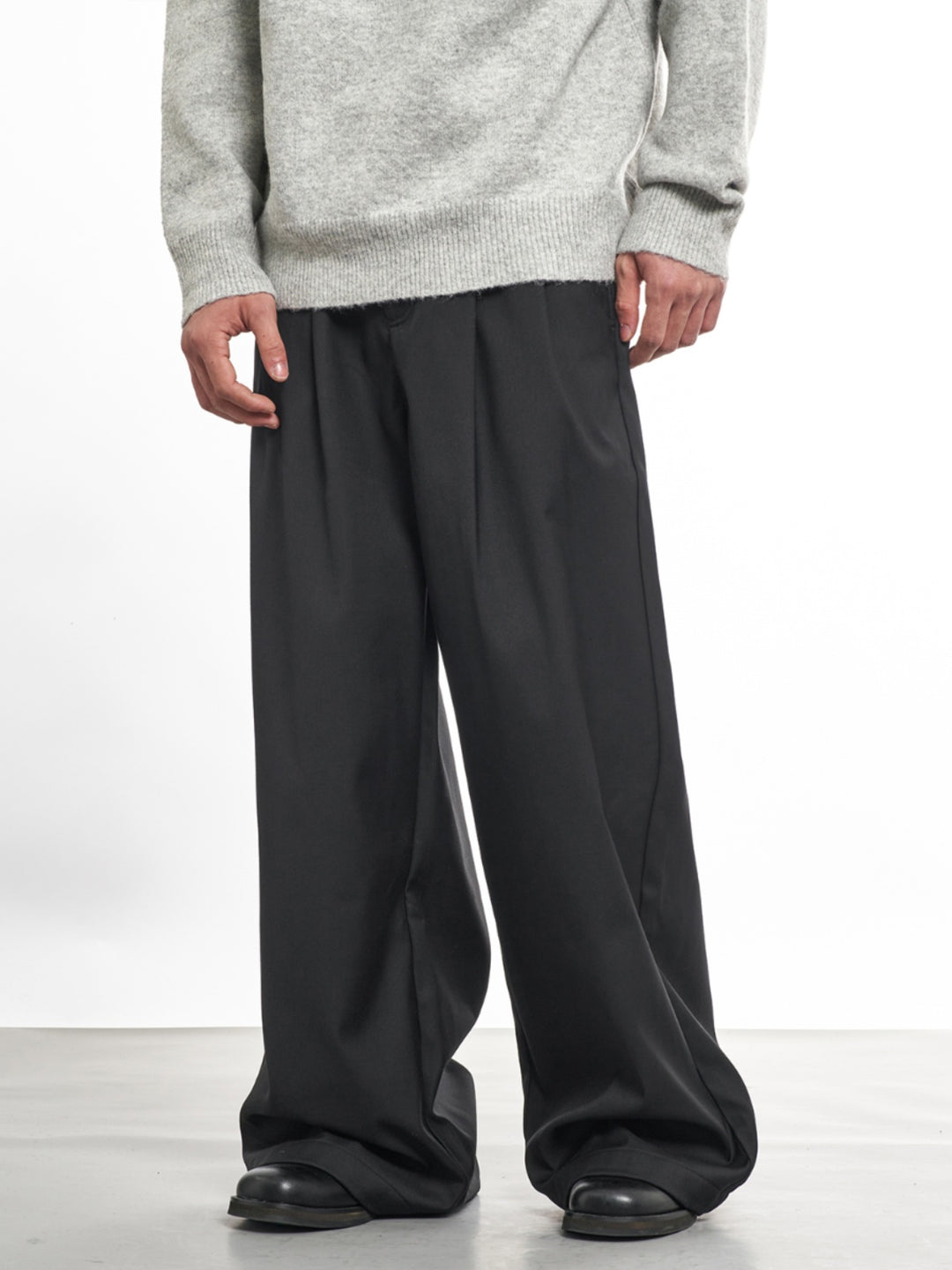 F3F Select Riveted Two Tuck Baggy Suit Pants | Face 3 Face