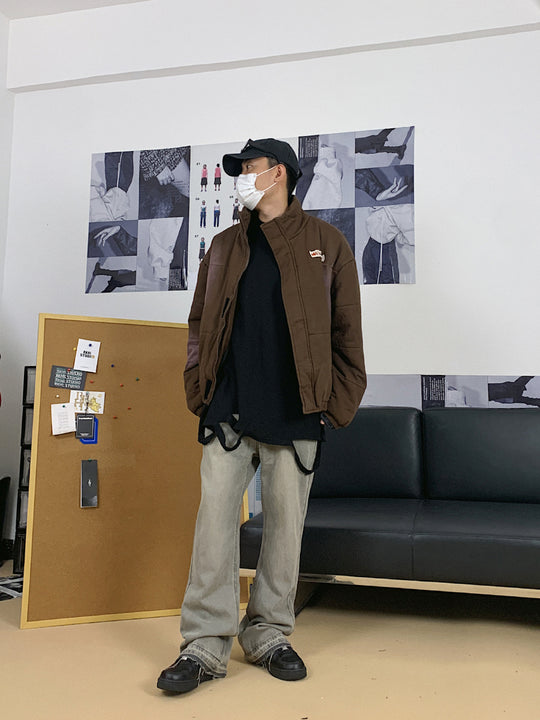 F3F Select Destruction Cement Gray Micro Flare Denim Jeans