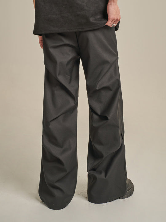F3F Select Drape Black Suit Pants