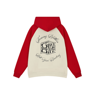 DICETINY Dice Roll Print Color Blocked Hoodie | Face 3 Face