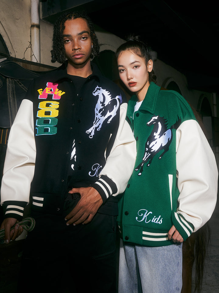 AFGK Horse Logo Varsity Jacket