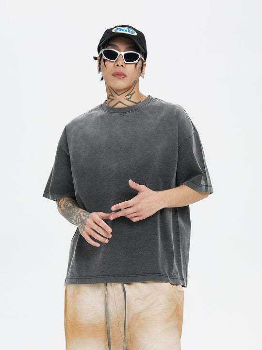 F2CE Washed Gradient Distressed Tee