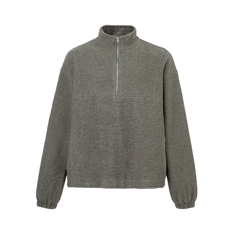 F2CE Sherpa Fleece Half Zip Pullover Jacket | Face 3 Face