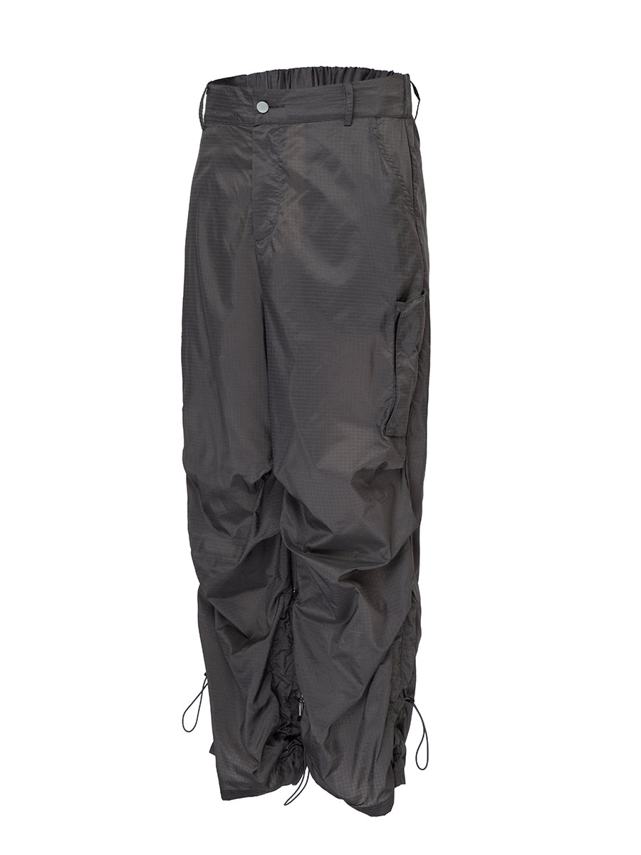 F2CE Pleated Punch Nylon Draped Paratrooper Pants