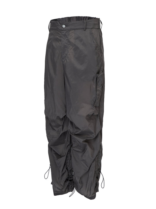 F2CE Pleated Punch Nylon Draped Paratrooper Pants