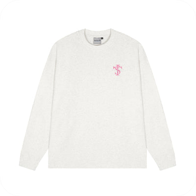 Small Town Kid Small Logo Embroidery Long Sleeved Tee | Face 3 Face