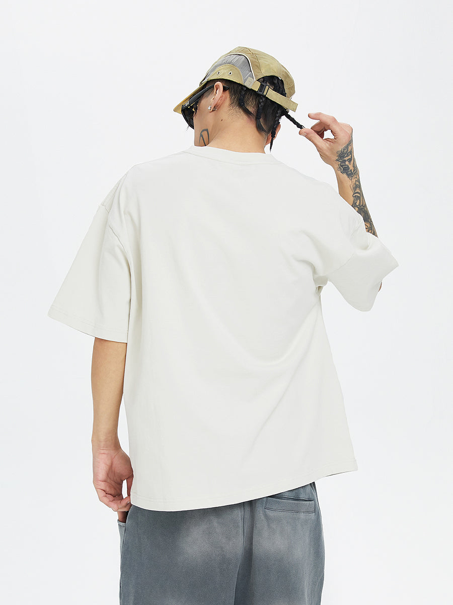 F2CE Washed Old Cross Art Printed Tee