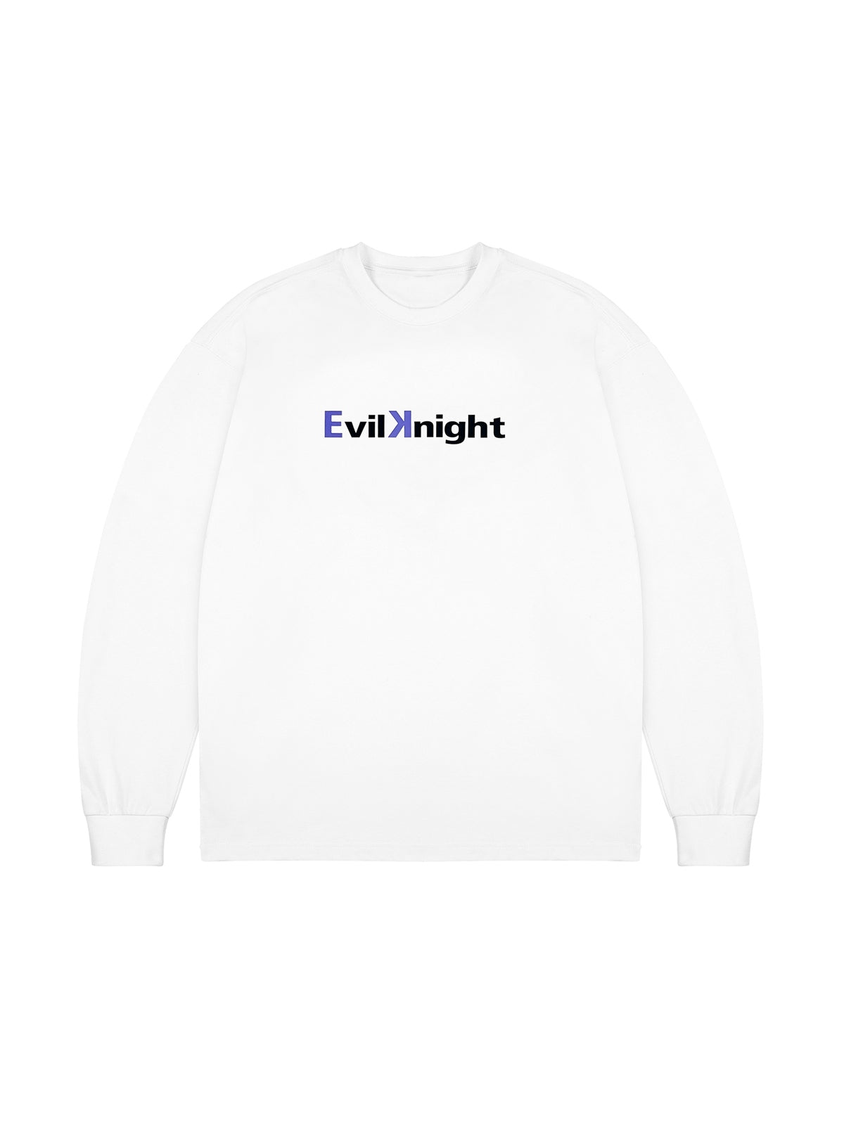 EVILKNIGHT(EK) Basic Logo Long Sleeve Tee | Face 3 Face