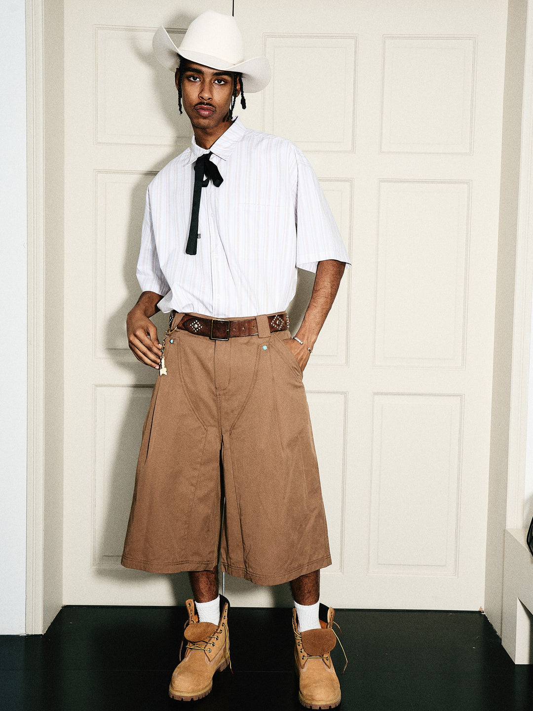 STEEPC Lumberjack Jewel Double Knee Baggy Shorts | Face 3 Face