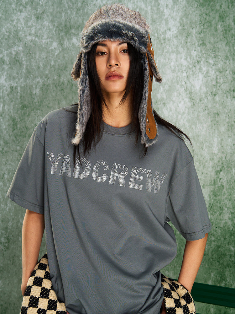 YADcrew Logo Bead Tube Embroidery Tee | Face 3 Face