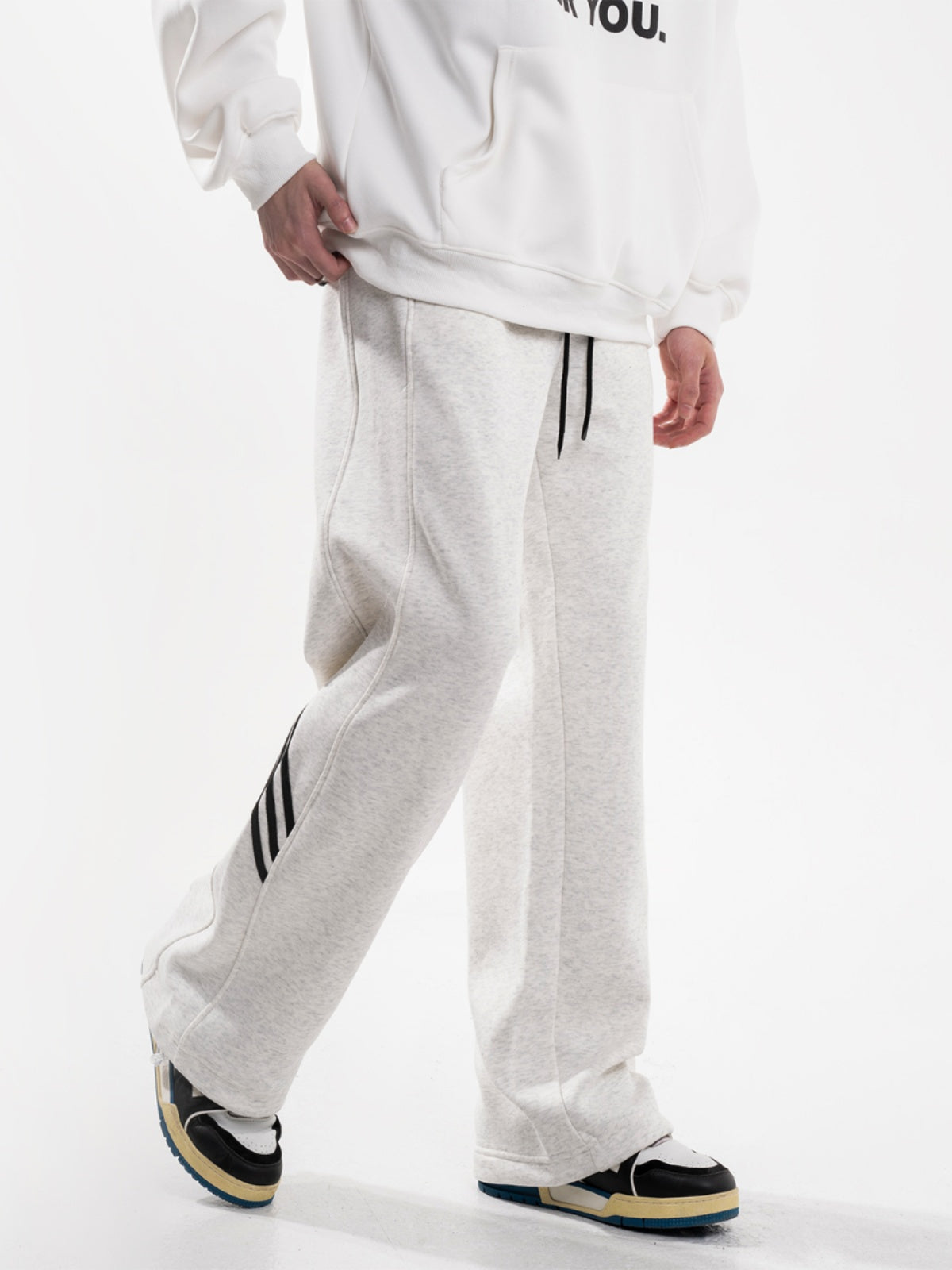 F3F Select Drawstring Striped Sweat Pants