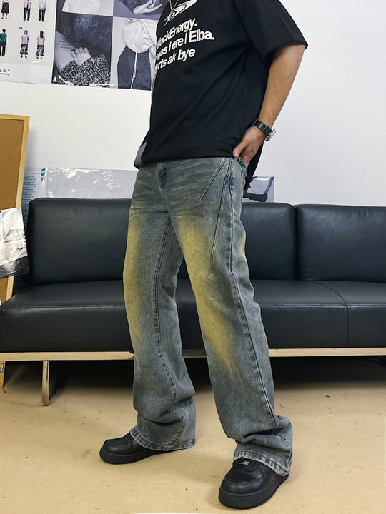 F3F Select Dirty Dyed Denim Jeans