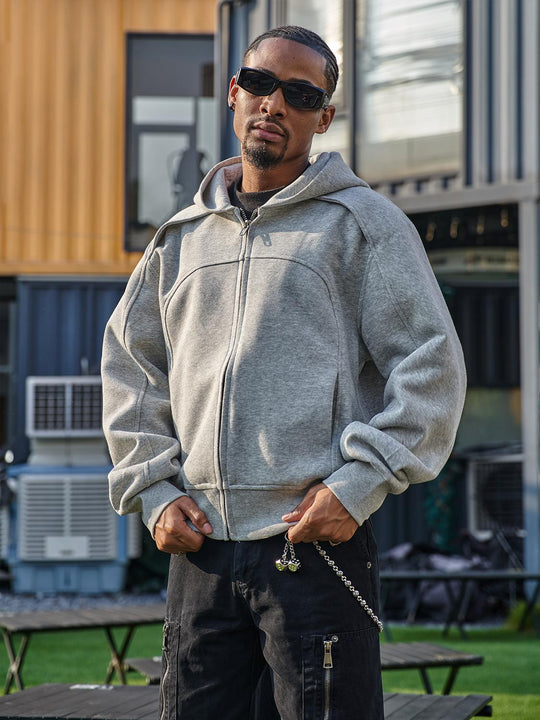 F3F Select Deconstructed Zip Up Hoodie | Face 3 Face