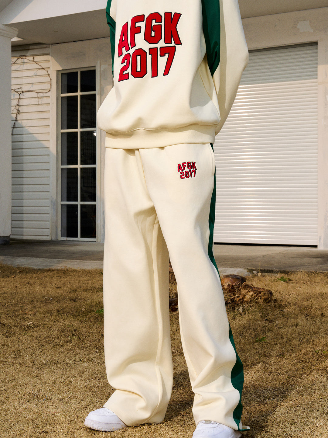 AFGK Patchwork Color Blocking Sweat Pants