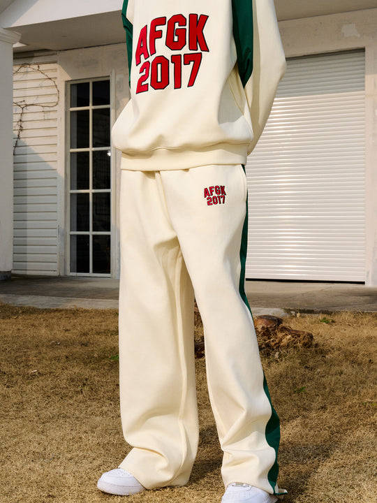 AFGK Patchwork Color Blocking Sweat Pants