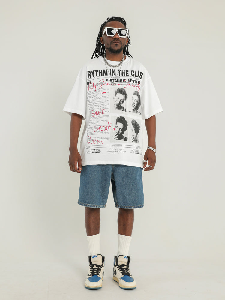 F3F Select Retro Blue Lumberjack Denim Work Shorts