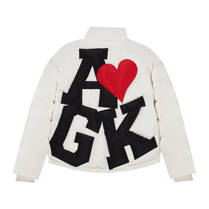 AFGK Heart Logo Puffer Jacket