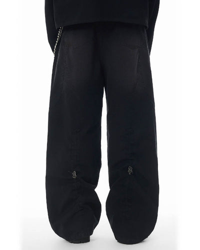 JHYQ Multi Pocket Button Baggy Work Pants | Face 3 Face