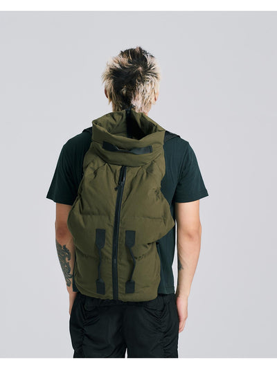 EVILKNIGHT(EK) One Piece Three Purpose Puffer Vest | Face 3 Face