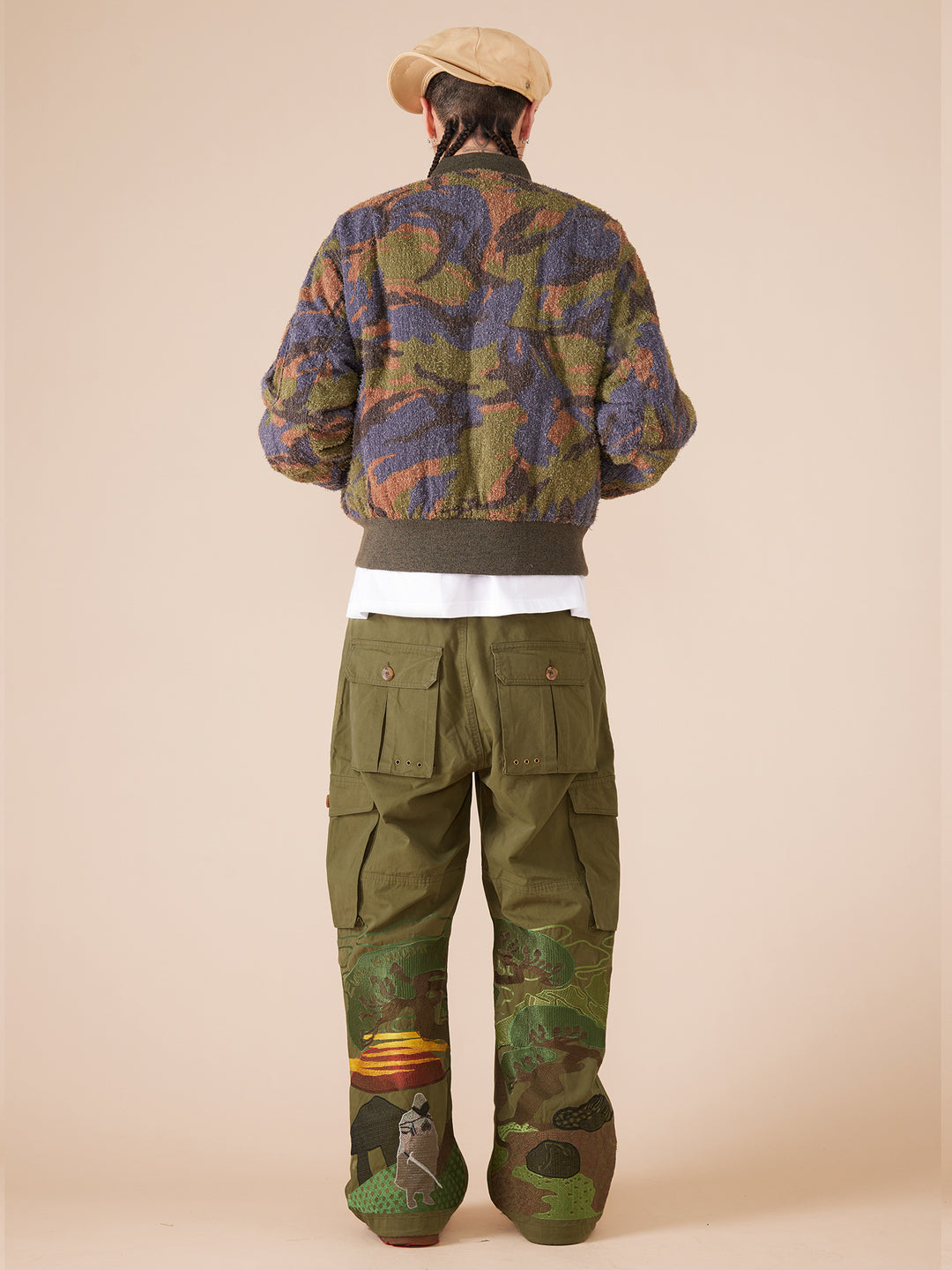 EVILKNIGHT(EK) Camouflage Reversible MA-1 Air Force Bomber Jacket