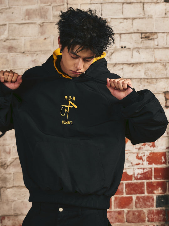 S45 Embroidered Pullover Hooded Jacket | Face 3 Face