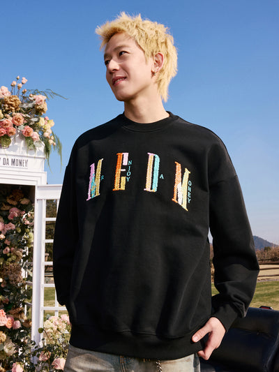 MEDM Colorful Embroidery Sweatshirt