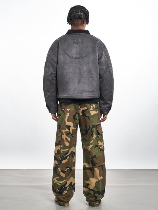 F3F Select Suede Short Work Jacket | Face 3 Face