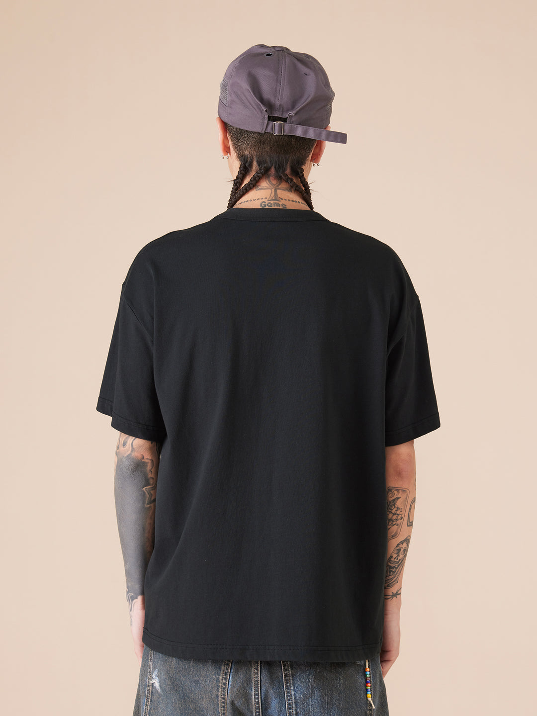 EVILKNIGHT(EK) Peach Heart Buckle String Logo Cap