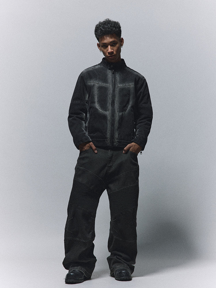 ANTIDOTE Wasteland Spray Dirty Motorcycle Pants | Face 3 Face