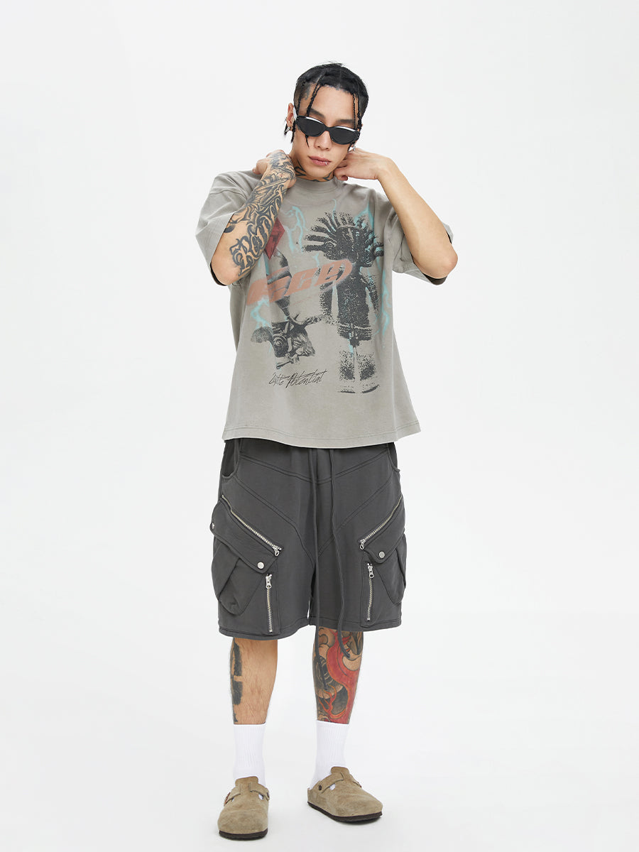 F2CE Vintage Retro Printed Tee