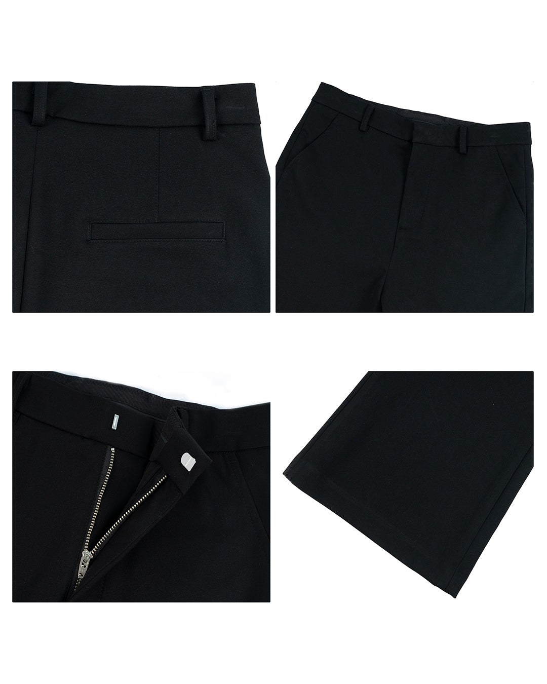 ANTIDOTE Black Flared Suit Pants | Face 3 Face